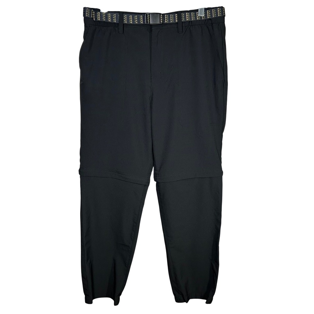 Gerry Pants‎ Mens 32x30 Black Convertible Hiking Outdoor Lightweight Travel